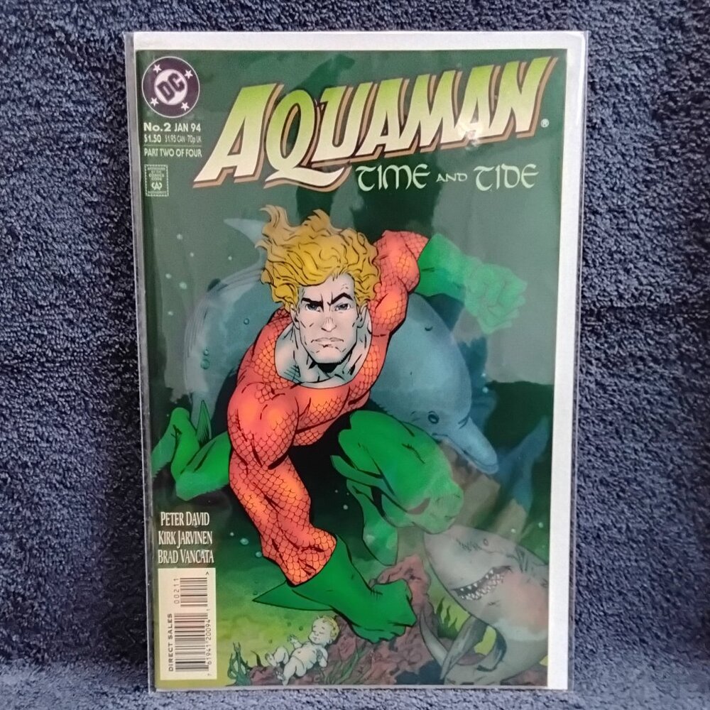 3/$25 1994 Aquaman Time and Tide 2 by DC Comics!!